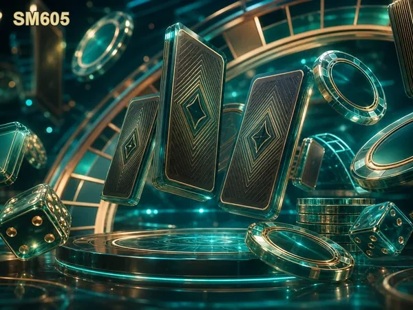 Tampilan lobi game sm605 di perangkat seluler